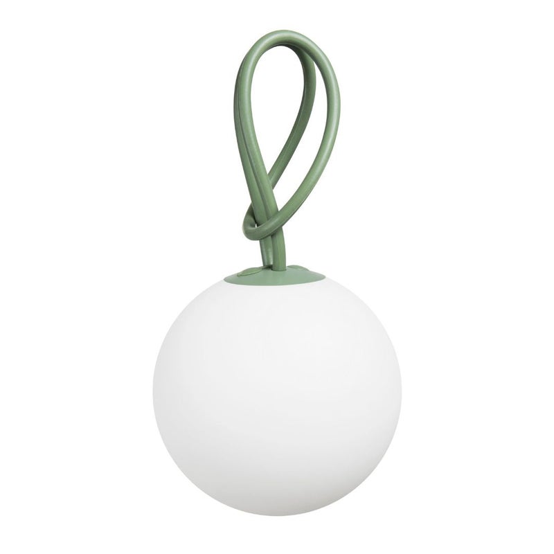 Fatboy Bolleke Hanging Light Rechargeable LED light via USB connection | Portable ambient lighting | 3 Brightness Mode | IP55 Splashproof | 100 cm hanging loop, 20 cm Light | Sage - Image 1